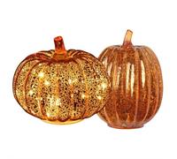 Lanterna di vetro della zucca LED della decorazione di Halloween del transfrontaliero luci LED popolari