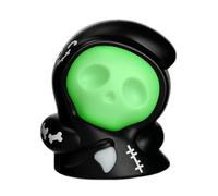 Lanterna fantasma | Luce notturna fantasma Halloween a 3 colori | Decorazione interattiva con ruote a recusione per ufficio, camera da letto, comodino da parete, bagno, corridoio casa