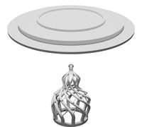 Lanterna Gabbia Uccellino Decorativa per Candela LED Tea Light - Mini Gabbia