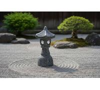 Lanterna giapponese Tachi-gata in ceramica - altezza 25 cm.