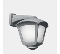 Lanterna Grigia E27 + PortaLampada in Ceramica IP55 Per Esterni - Fumagalli