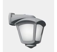 Lanterna Grigia E27 + PortaLampada in Ceramica IP55 Per Esterni - Fumagalli