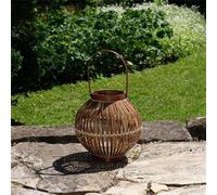 Lanterna in bambù Bourgh Design AGIRA luce a vento per notti estive da sogno