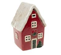Lanterna in ceramica nel villaggio di Kornland, casa rossa
