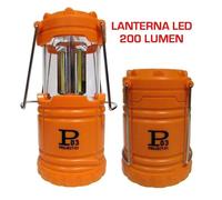 LANTERNA LAMPADA A LED D'EMERGENZA CASA - PESCA - CAMPEGGIO 200 LUMEN