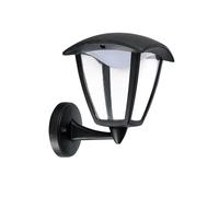 Lanterna LED Selene a muro per esterno in alluminio pressofuso Nero 7W con braccio superiore o inferiore