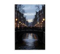 Lanterna Light Quiet Canal, 33 x 48,3 cm, stampa su placca da parete | Stupell Industries Creative Studio, si adatta al soggiorno o alla sala giochi, pronto da appendere, prodotto negli Stati