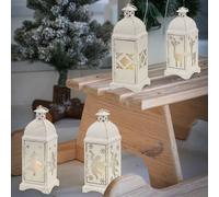Lanterna Luci Decorative Decorazione Natalizia LED Renna Angelo Stern Abete