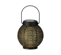 Lanterna Lumineo 897539 Solare 16 cm Nero Metallo