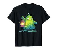 Lanterna Luminosa Goo Monster Spooky Night Friend Maglietta