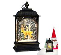 Lanterna luminosa per Natale, lanterne LED di Natale per esterni | Lanterna illuminata palla da neve con luce calda - Lanterne LED decorative a forma di globo elementi di natale per tavoli, chemi