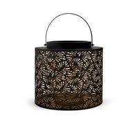 Lanterna Met Nero/oro 25xh22,5 H&H