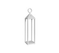 Lanterna moderna Pic Nic a led da 2,2W IP54 ricaricabile e dimmerabile h. 47cm bianco