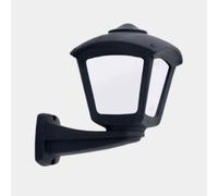 Lanterna Nera E27 + PortaLampada in Ceramica IP55 Per Esterni - Fumagalli