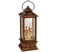 Lanterna Oblunga Con Spinner D'Acqua LED A Forma Di Pupazzo Di Neve - PREMIER