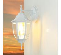 Lanterna Parete Esterno Antico Nostalgico Metallo Vetro Rustico Lyon Luce da