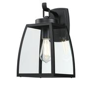 Lanterna Parete un-Fuoco Westinghouse Niko Nero Esterna Luci 1 E27 60 Watt