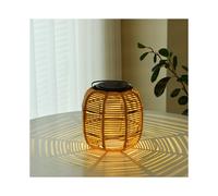 Lanterna per balconi o giardini Sunshine Treasure, beige, illuminazione per esterni, plastica, rattan, solare