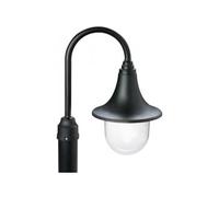 Lampione Zoe Testapalo da esterno Colore Nero Protezione IP43 449/06
