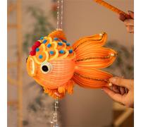 Lanterna pesce carpa luna torta festival lanterna materiali pretagliati inclusi