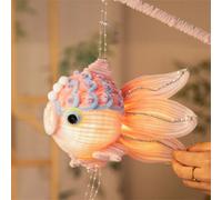 Lanterna pesce carpa luna torta festival lanterna materiali pretagliati inclusi