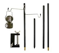 Lanterna pieghevole rimovibile regolabile angolo fisso | Lanterna bastone per giardino luce mangiatoia per uccelli campanelli a vento fioriera sospesa lanterna solare luci stringa