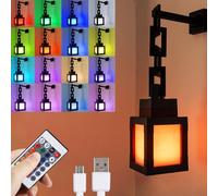 Lanterna Pixelata Luce Notturna per Bambini, LED Luminoso 16 Colori Cambia La...