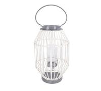Lanterna portacandela da esterno in metallo stile shabby etnico 60 cm arredo