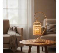 Lanterna Portacandele Vintage Lanterna con Supporto Shabby Chic per Centrotavola
