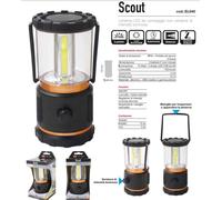 Lanterna Scout Campeggio Led 750 Lumen 4 Ore Autonomia Cfg EL040 [EEK: A+++]