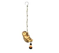 Lanterna solare a forma di riccio, statuetta decorativa per giardino, cortile, terrazza, balcone, prato, giardino,