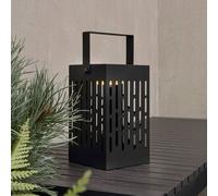 Lanterna solare a LED Dyberg Larsen Luma, nera, 20 cm, IP44 Dyberg Larsen