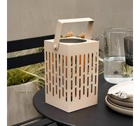 Lanterna solare a LED Luma di Dyberg Larsen, beige, 20 cm, IP44 Dyberg Larsen
