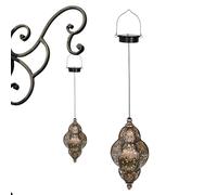 Lanterna solare all'aperto, lanterna solare | Luci a lanterna impermeabile esterna,Lampada da giardino marocchinabile di ombra marocchina, decorazione elegante con gancio per portico, balcone, fattori