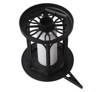 Lanterna solare con design a fiamma tremolante, luci da giardino impermeabili da 600 mAh, illuminazione automatica per esterni dal tramonto all'alba, IP65, resistente alle intemperie