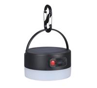 Lanterna solare con luminosità regolabile, luce da campeggio per esterni resistente alle intemperie con mini power bank per la ricarica del