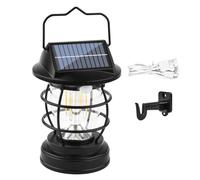 Lanterna solare da campeggio impermeabile - ricaricabile tramite USB, batteria da 2400 mAh, lampada a sospensione automatica dal tramonto all'alba - super luminosa per tenda, giardino, portico ed