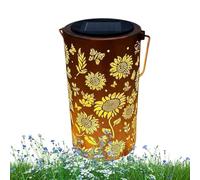 Lanterna Solare Da Esterno - Decorazione Vintage a Lampada da Appendere - Luce solare girasole da esterno,Per Patio Cortile Porta d'Ingresso Parcheggio Giardino Portico Balcone Regalo Casa