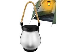 Lanterna Solare Da Esterno - Design A Doppia Ricarica 3D | Durata Impermeabile | Luce Tremolante Della Fiamma | Lampada A Sospensione Decorativa Ambiente Da Giardino, Patio, Bagliore Realistico, Decor