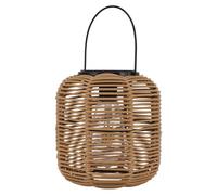 Lanterna Solare da Esterno Luci a Sospensione Lampada da Tavolo Solare in Rattan Lanterna Decorativa da Giardino Impermeabile Appesa per Tavolo Patio Giardino Portico Portico
