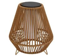 Lanterna solare decorativa con base LED solare ricaricabile LED bianco caldo SALOMEA SMALL H35cm