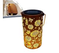 Lanterna solare per esterni, lampada impermeabile in metallo, luce a energia solare a forma di girasole per esterni, per patio, cortile, porta d'ingresso, parcheggio, cortile, , balcone