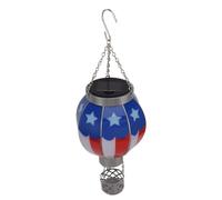 Lanterna Solare per Mongolfiera, Lampada a Sospensione con Illuminazione Calda Ecologica per la Decorazione Domestica, Rilevamento Automatico, Installazione Semplice, Ampia Scena