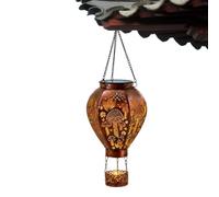 Lanterna solare per mongolfiera - Luce da giardino 315 g Impermeabile, Decorazione da appendere per esterni | Ornamento di paesaggio illuminato a forma di fungo , accento di illuminazione decor
