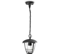 LANTERNA SOSPESA LED PER ESTERNI NERA ILLUMINAZIONE GIARDINO TERRAZZO