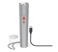 Hama | Torcia LED in alluminio 350 lumen, ricaricabile USB, 4 modalità + SOS, resistente, per campeggio, emergenza e officina