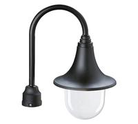 Punto Luce Picchetto Esterno Egg Termoplastica E Porcellana Bianco 1 Luce E27