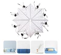 Lanterne a sospensione con pentagramma 3D da 8 pezzi