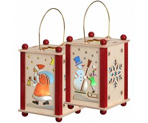 Lanterne con l'illuminazione LED, originale Monti Metalliferi dell'arte tradi...