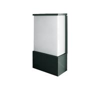 Lanterne Corpo alluminio a muro acrilico opalino L20xP10xH35 cm Falo10 DecHome